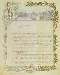 Partitur der Oper 